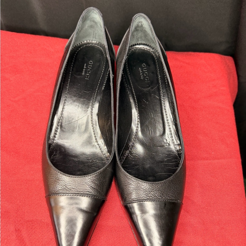 Gucci Black Leather Footwear - Picture 4 of 8